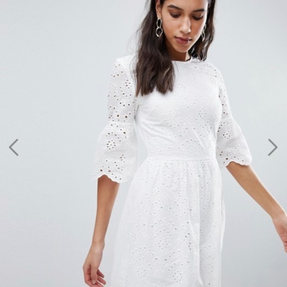 parisian white dress